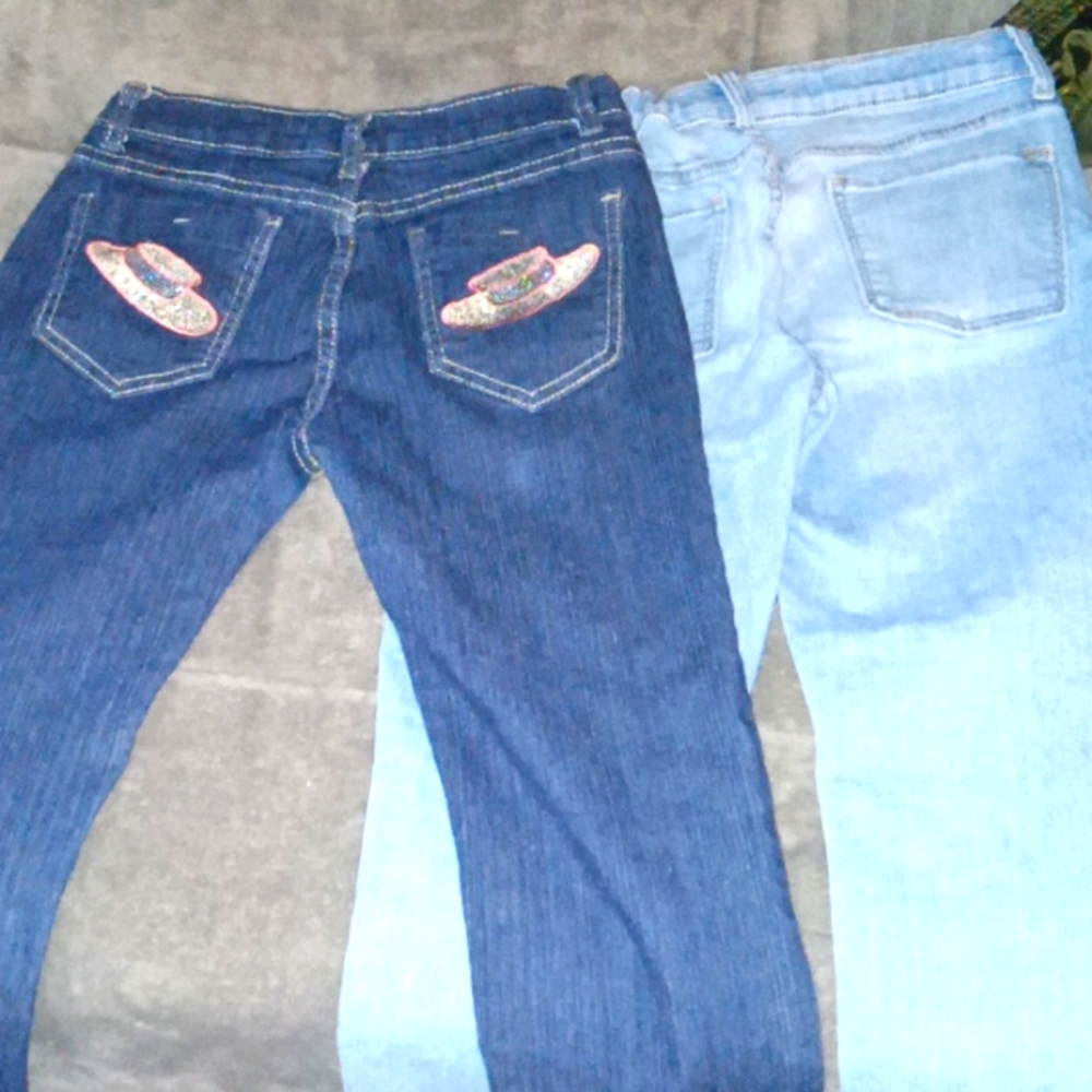 Size 12 two pack jeans! Girls